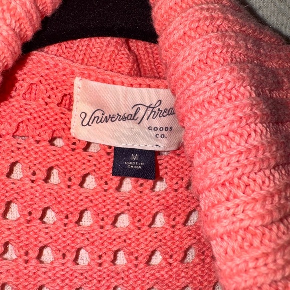 Universal Thread Coral Open-Knit Cardigan - Picture 2 of 5
